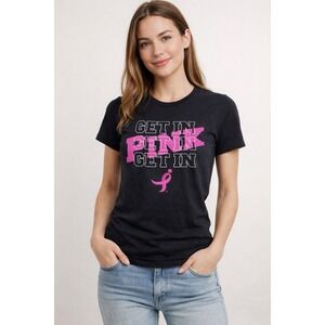 Susan Moment Pink T Shirk. Black. Size Small. New